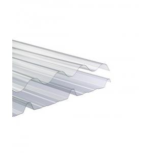 1.22m Width Corrugated Polycarbonate Sheet UV Resistant Roof Panels For Greenhouse
