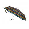 China 21in Rainbow Windproof 3 Folding Umbrella For Travel wholesale