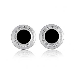 316L Stainless Steel Jewelry Fashion Jewellery Earrings Fashion Earring for Men Black Shell Earring