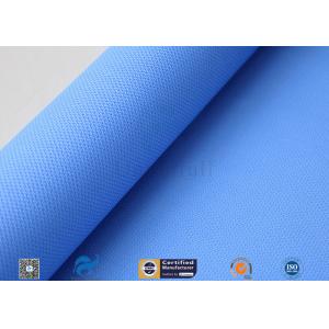 China 3732 Blue Silicone Coated Fiberglass Fabric Plain Weave High Temperature supplier