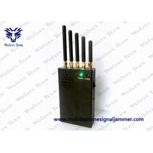 China 3W Total Output Cellular Signal Blocker , Mini Portable Cellphone Jammer WIFI 3G 4G LTE supplier
