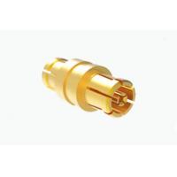 China Optimal Signal Reliability Brass SSMP Female to Female Gold Plated Straight RF Connector/Adapter on sale