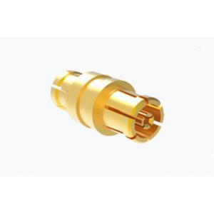 Optimal Signal Reliability Brass SSMP Female to Female Gold Plated Straight RF Connector/Adapter