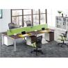 Unique Style Staff Particle Board Office Furniture With MFC Melamine Face Chipboard