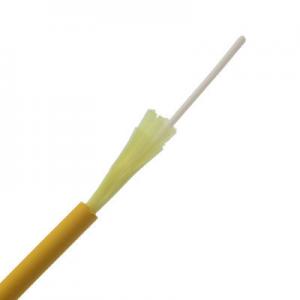 G652D GJFJV Simplex Fiber Cable , Indoor Single Mode Optic Cable 3mm