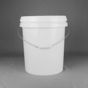 China 20L Food Grade Plastic Water Bucket 5 Gallon With Lids And Handle supplier