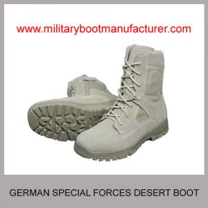 China Wholesale China made Germany Special Forces Military PU Rubber Dual Density Sole Light-weight Tan Color Desert Boot supplier