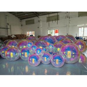 Double Layer PVC Giant Mirror Ball Inflatable Sphere Balloons Mirror Balls For Sale