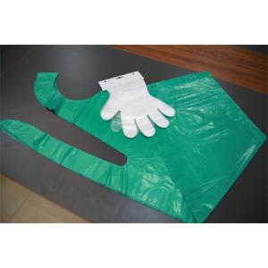 China Flat Pack Disposable Plastic Gloves For Kitchen Food Processing / Medical Use supplier