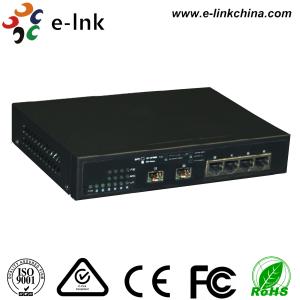 China Base industrial do interruptor 2x1000 do ponto de entrada dos ethernet do nível básico - base de FX 4x10/100/1000 - T (X) supplier