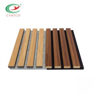 China Practical Slatwall Sound Acoustic Panel Natural Oak For Ceiling supplier