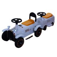 Dual Drive 12V Children Small Electric Train Rechargeable Two Seat Kids Car