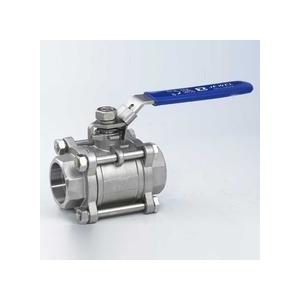 China CF8M / CF8 NPT 1/4”-4” 3pc Threaded Ball Valve Bspp With Lock Ss316 Cf8m supplier