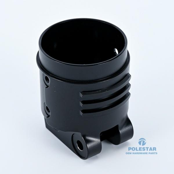 Scooter Shock Absorber Connecting Sleeve CNC Turned Aluminum Black Anodized