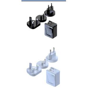 Interchangeable Plug Wall Mount Power Adapter With 15W / 18W / 24W AC