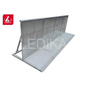China Road Crowd Control Steel Shelter Folding Barrier For Block Corner Event supplier