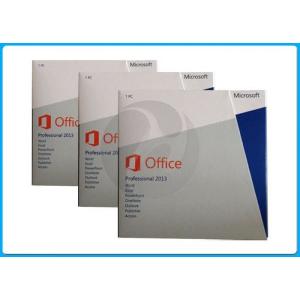 China Microsoft Office 2013 Retail Box DVD Online Activation For Desktop / Laptop supplier