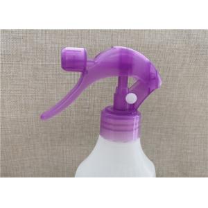 China Purple Color 24 410 Trigger Sprayer , Spray Bottle Tops 0 . 6CC Dosage Output supplier