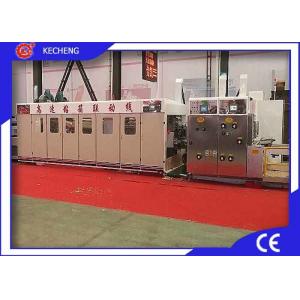 China Corrugated Carton Making 11mm Top Printing Printer Gluer Inline supplier
