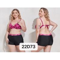 China Black Sexy Plus Size Swim Suits Fat Women Gauze Skirt Swimwear For Larger Ladies on sale