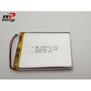 China MSDS UN38.3 CE CB 3.7V 3000mAh Lithium Ion Polymer Rechargeable Battery supplier