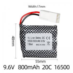 China Li-ion 9.6V Solar Systems Built-in Cable Lithium RC Batteries UPS Ebike LiFePO4 supplier