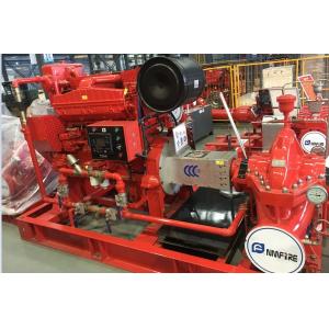 China High Head Split Case Fire Pump For National Grain Storages 102 Meter supplier