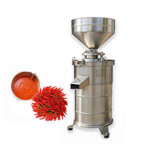 China big capacity 300 kg corundum stone fresh chilli paste grinding machine/soy slurry grinder supplier