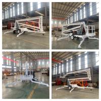 China 8m 10m 12m 14m Portable Platform Man Lift  Aerial Work Platform Hydraulic Machine on sale