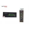 120W POE Output Industrial Ethernet Switch 5 Port , Flexible Fiber Optic