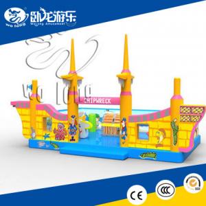 new design hot sale Pirate ship inflatable bouncer