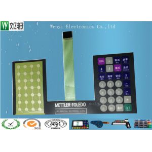 China Round Key FPC Membrane Switch , Push Button FPC Membrane Switch For Electronic Scale on sale