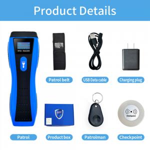 USB Security Guard Touring System Patrolman Time Attendance Report Software