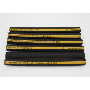 China ID 1 / 4 ~ 2 4SP 4 Wire Hydraulic Hose Black Cloth Wrapped Cover supplier