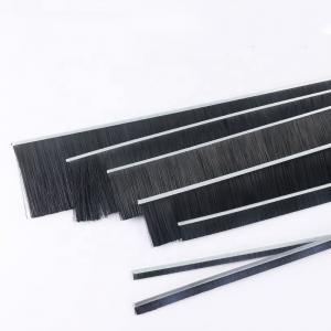 China Flexible Nylon Brush Seal Strip Customization For Fire Door supplier