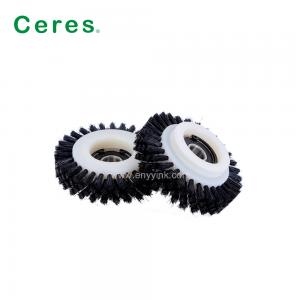 China Soft Bristles Printing Machine Spare Parts Offset Roland 700 Machine Brush Wheel supplier