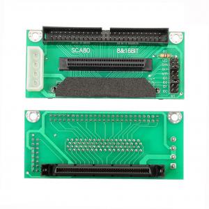 China SCSI SCA 80 Pin to 68Pin to 50 Pin IDE Hard Disk Adapter Interchangeable Converter supplier