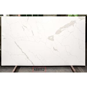 China Non Toxic Light White Artificial Quartz Stone Countertops Kitchen Countertop Materials Quartz supplier