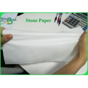 China Tear Resistant 92g 216g Stone Wrapping Paper For Making Notebook Eco - Friendly supplier