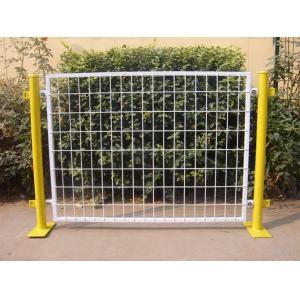 China Plastic Coated Temporary Welded Wire Mesh Fence Panels 50*100 MM Mesh Size supplier