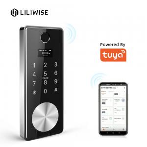 WiFi Fingerprint Door Lock Deadbolt Door Lock Security Tuya Smart Door Lock With Fingerprint