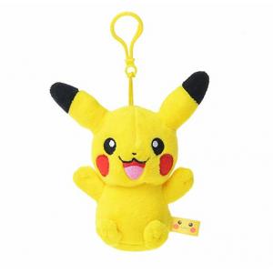 5" stuffed cartoon Picachu POKEMON  Washable key chain , Ornaments Key ring , Car decrations,Party favors