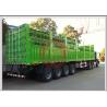 China 4 Axle Cargo Container Trailer , Container Delivery Trailer 45000kgs Carrying Volume wholesale