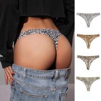 China Leopard Print Zebra G String Thong One Piece Seamless Thongs No Show Panty Lines on sale
