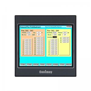 65536 Colors HMI Touch Screen 3.5'' Coolmay HMI 4 Wire Resistive Industrial Control Panel