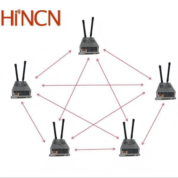 100Mbps TDD OFDM Full Duplex UAV Video Transmitter Wireless Transceiver Support Mesh Network