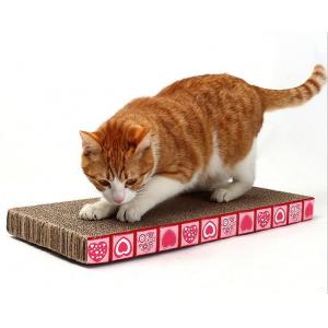 China Eco Friendly Corner Cat Scratcher 100% Recycle Corrugated Paper For Entertainment wholesale