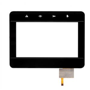 China I2C Multi Touch Projected Capacitive Touchscreen Panel 4.3 inch Touch Glass supplier