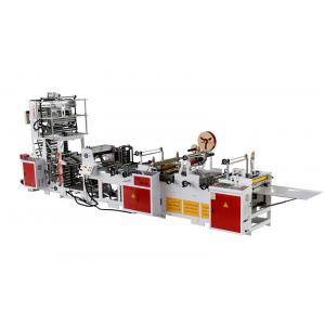 Gusset Napkin Bags Plastic Bag Production Machine With Labeling Device