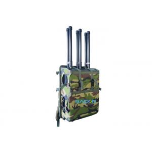 China 6 Channels 90w Powerful Drone Signal Jammer 200m For Military Security Force supplier